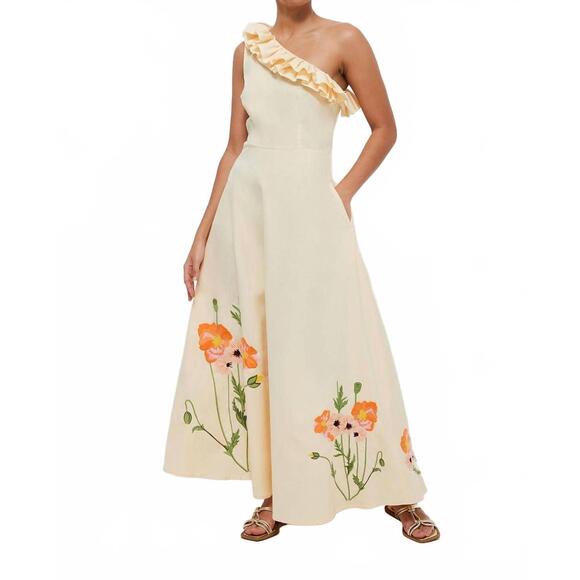 FANM MON Dresses & Skirts - NEW FANM MON melisa maxi dress in yellow